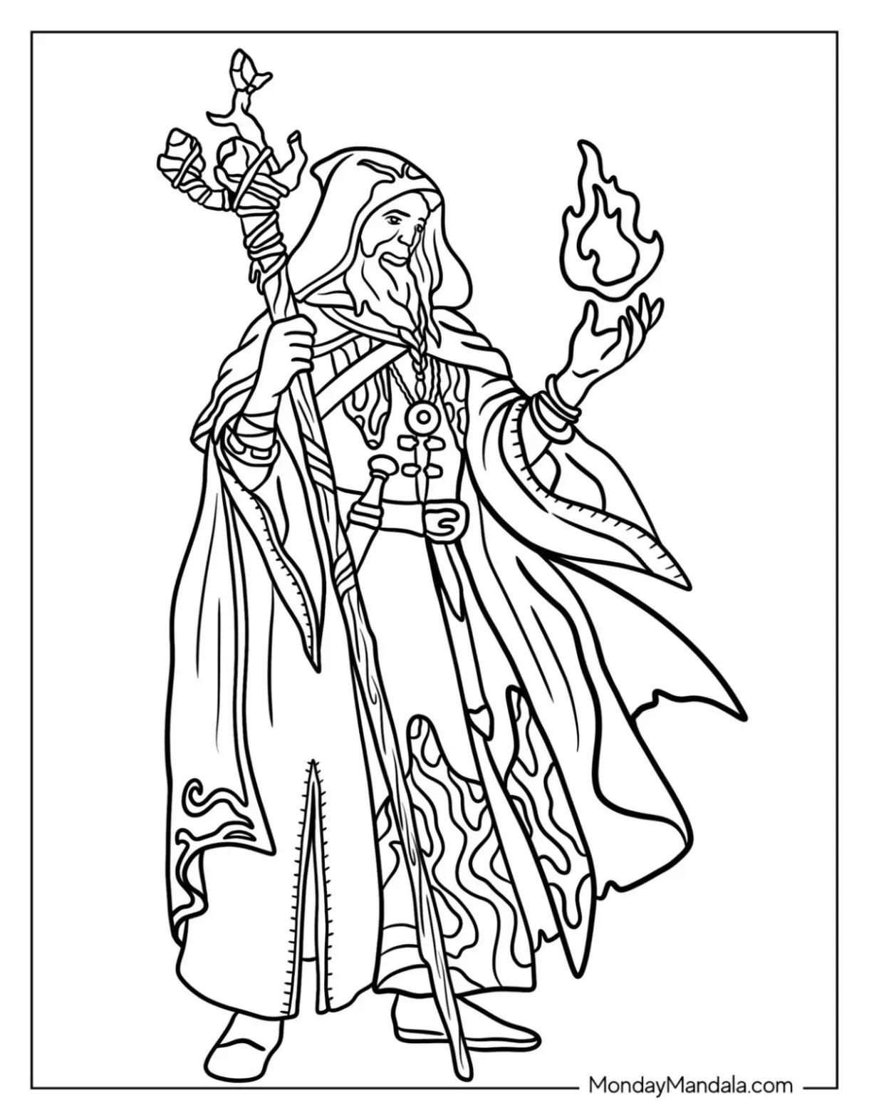 20 dungeons & dragons coloring pages free printables