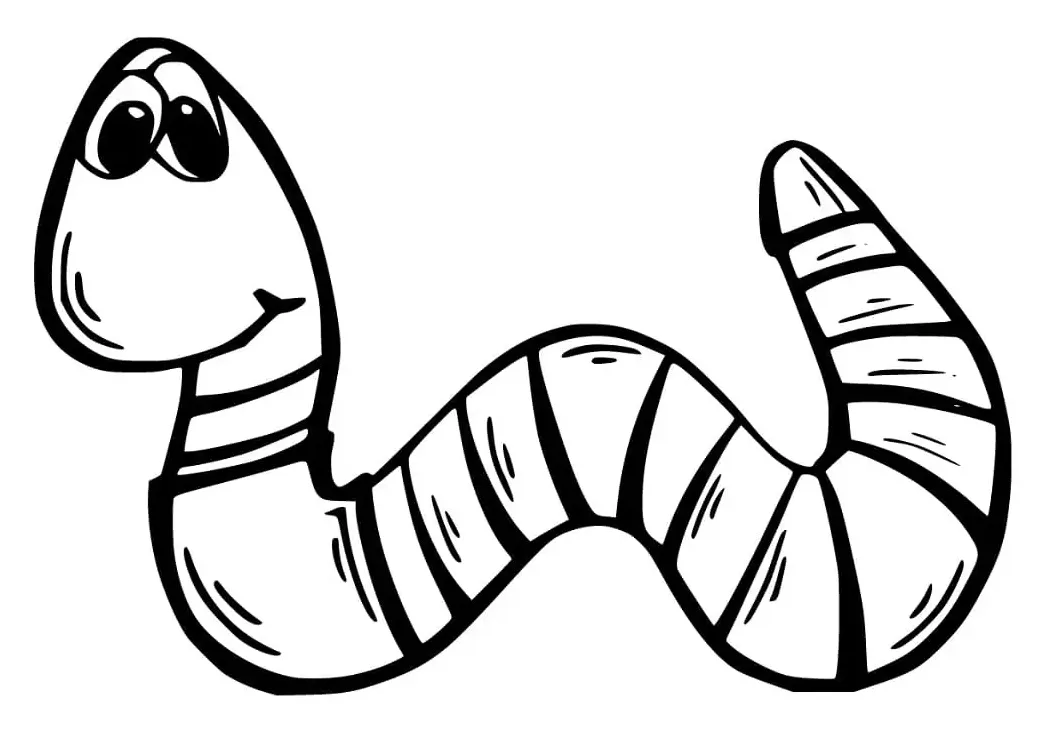 Earthworm Printable