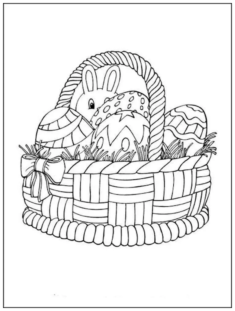 Easter Basket coloring pages