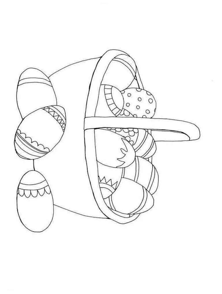 Easter Basket coloring pages