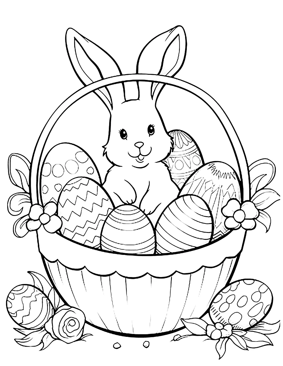 Easter Horse Coloring Pages - Download Free Printable