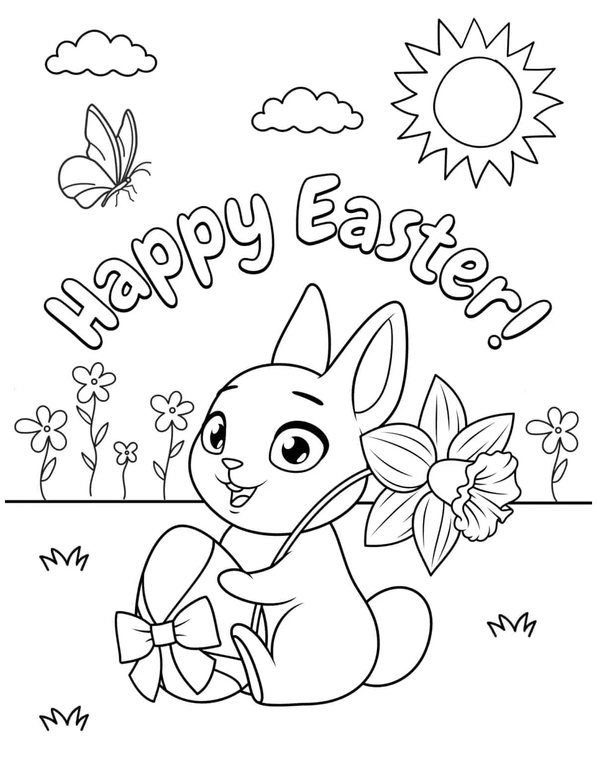 Coloring Pages Easter - Joe Printables