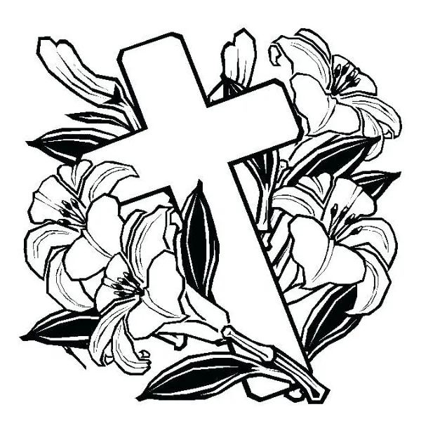 Easter Lilies Coloring Pages - Coloring Nation