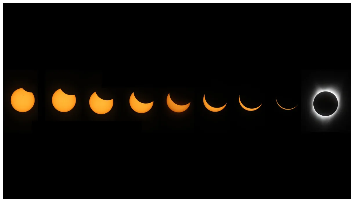 The solar eclipse, in pictures