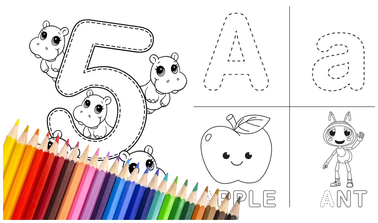 Educational coloring pages | Free Coloring Pages for kids to print and