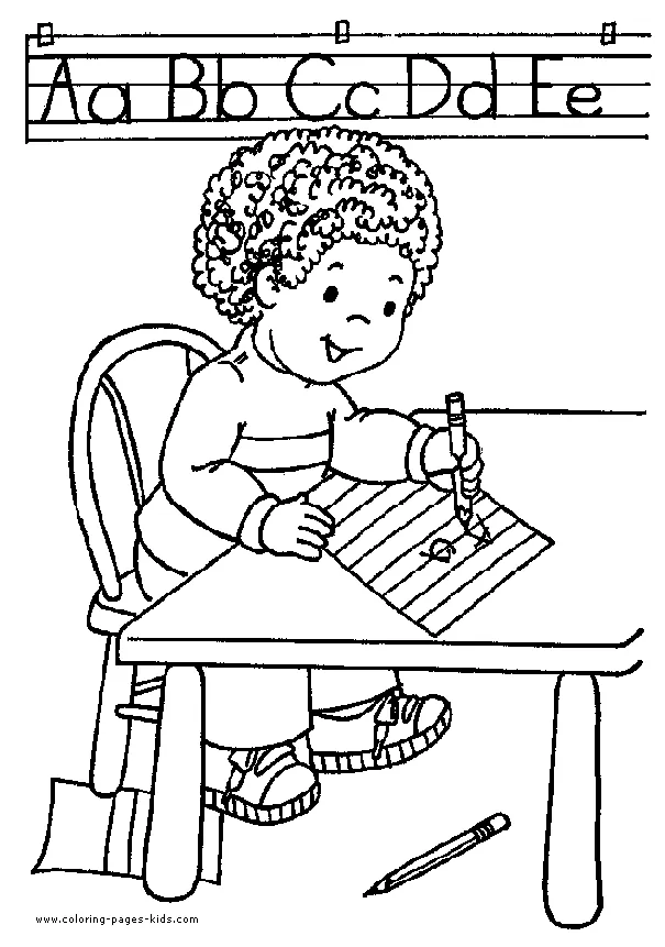 Educational Color Pages - Coloring Home