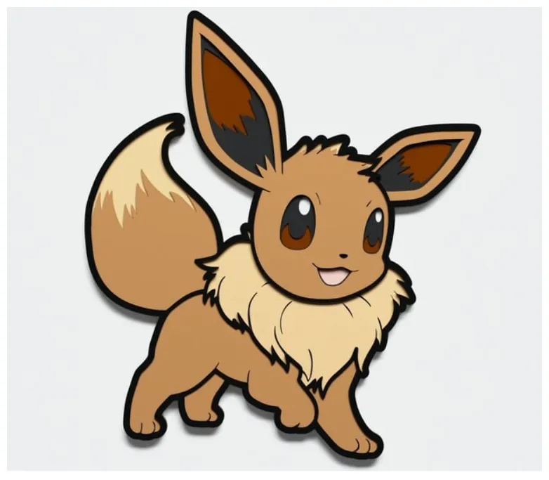 Vector de eevee vectores laser