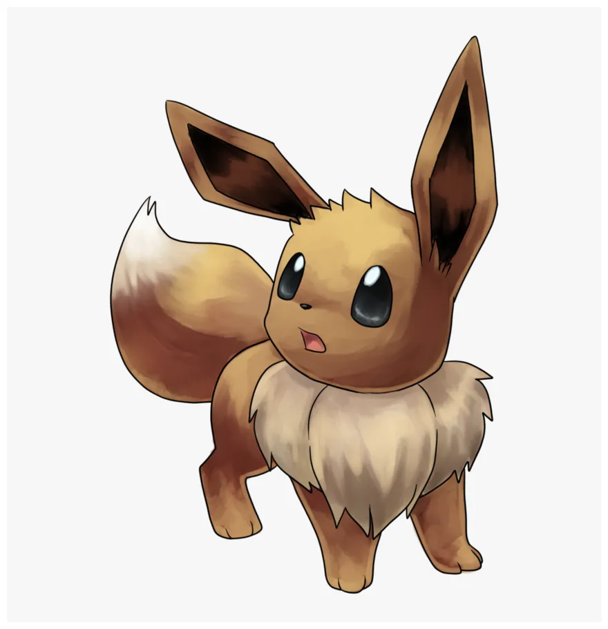 Transparent eevee png, png download , transparent png printable coloring page