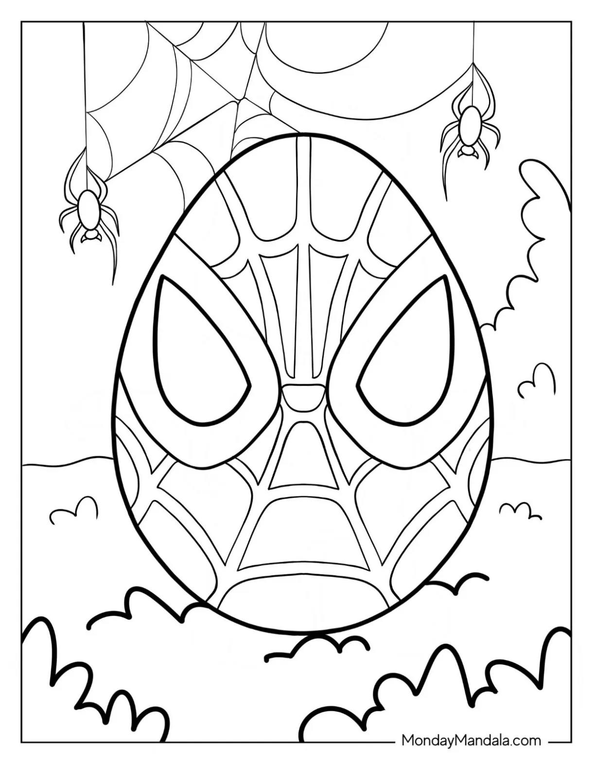 Easter s printable easy coloring pages