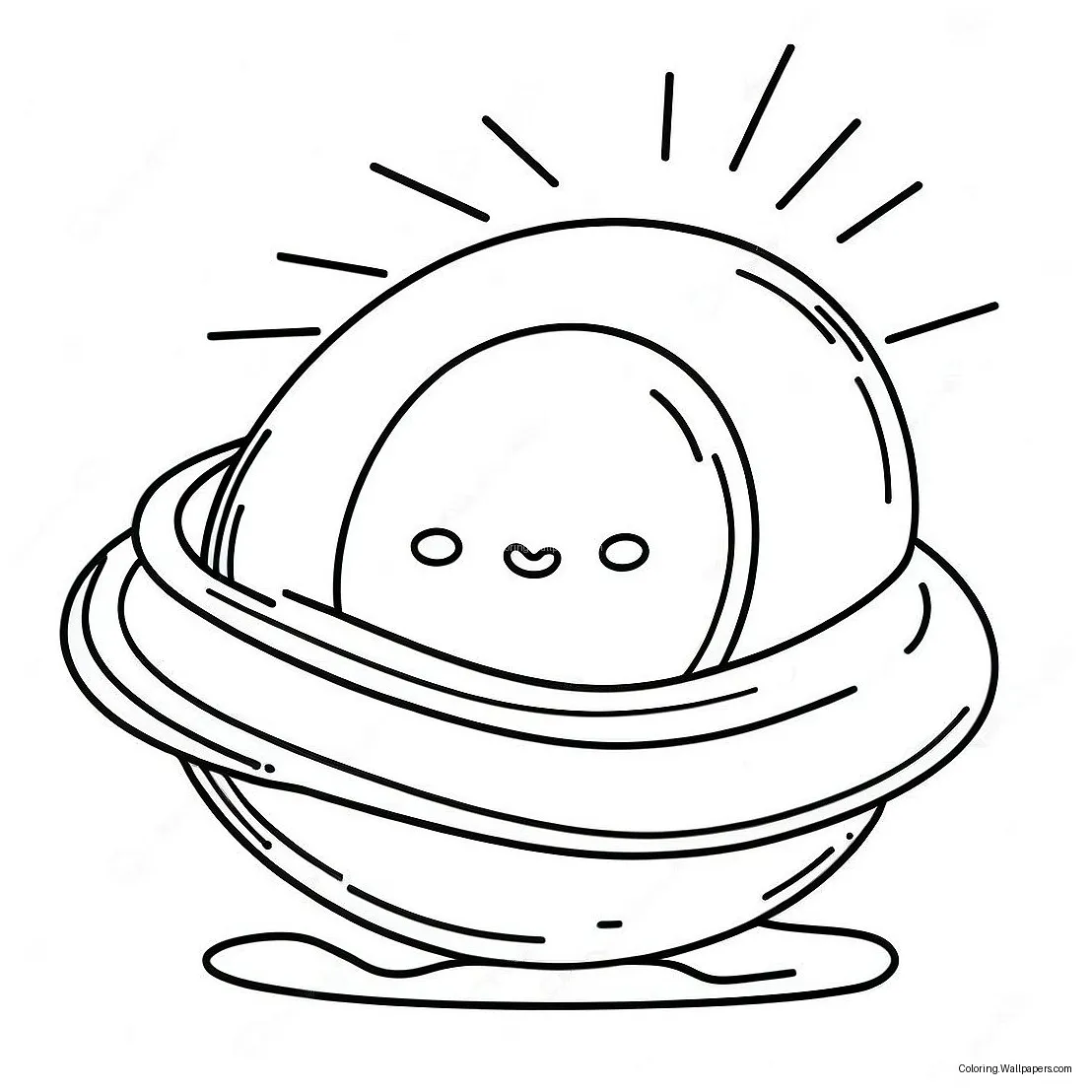 Sunny side up eggs coloring page 23873-18854