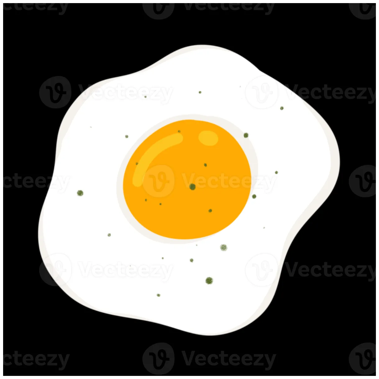 Sunny side up egg illustration 15738197 png
