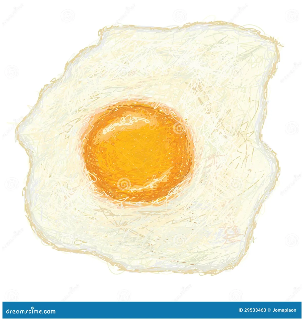Egg-sunny-side-up stock vector. illustration of healthy 29533460