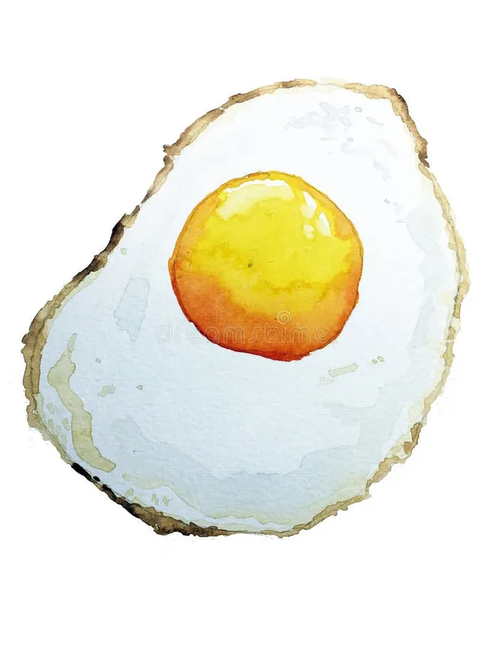 Egg-sunny-side-up stock vector. Illustration of healthy - 29533460