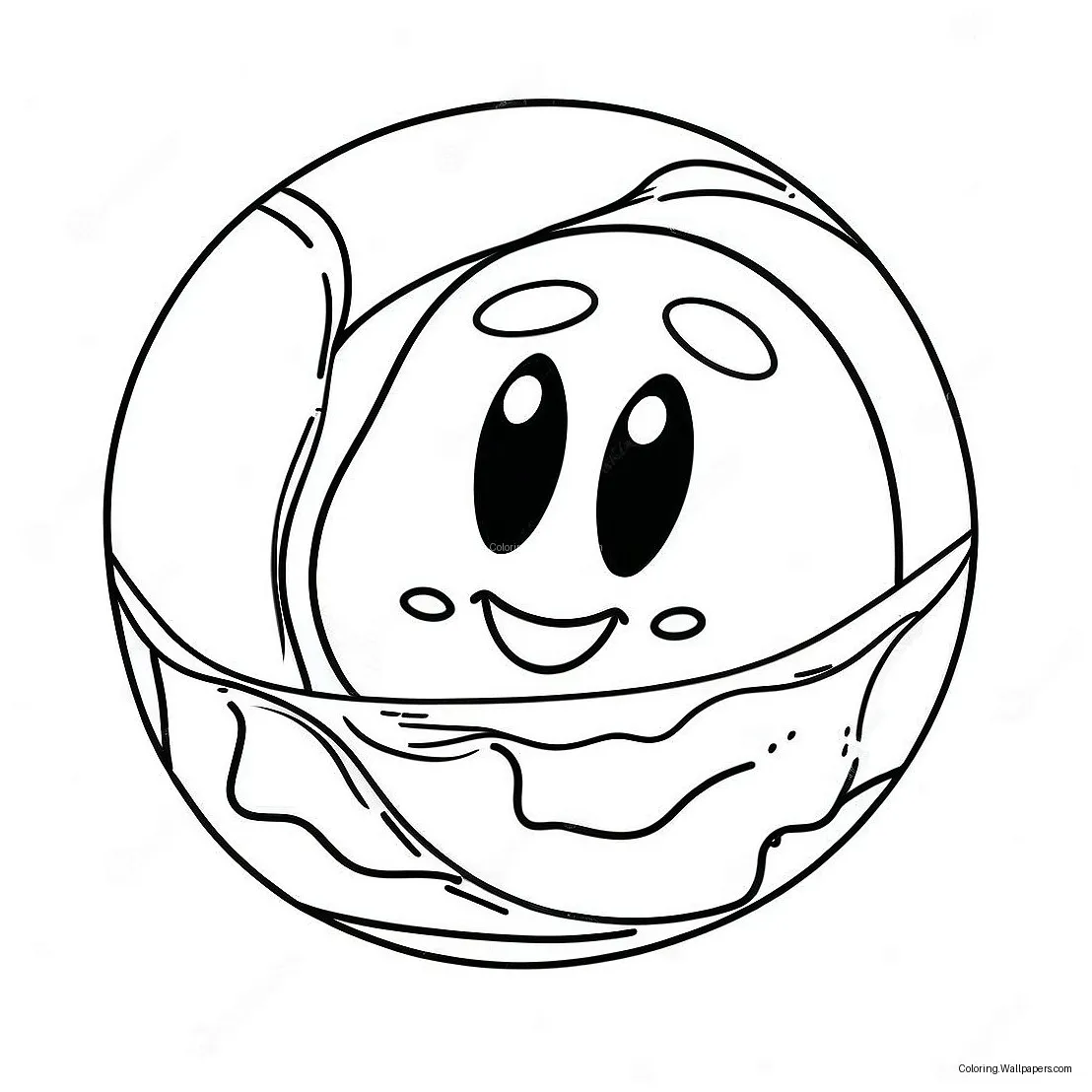 Sunny Side Up Eggs Coloring Page (23873-18855)