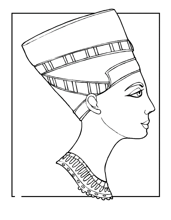 Free pharaoh coloring page, download free pharaoh coloring page png