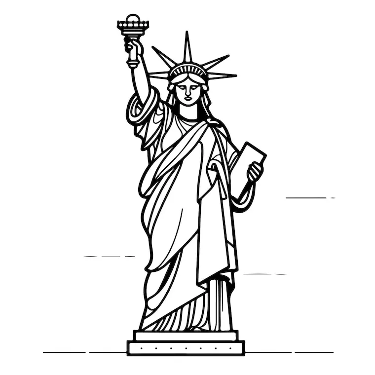 Premium vector sketch hand drawn single line art coloring page line