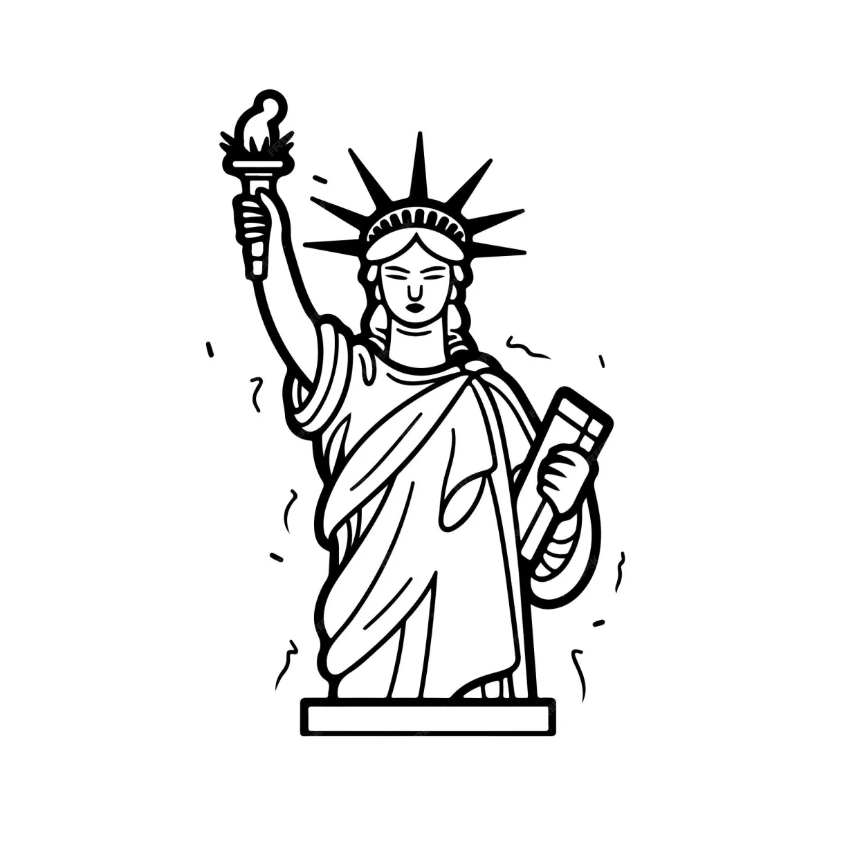 Premium vector sketch hand drawn single line art coloring page line