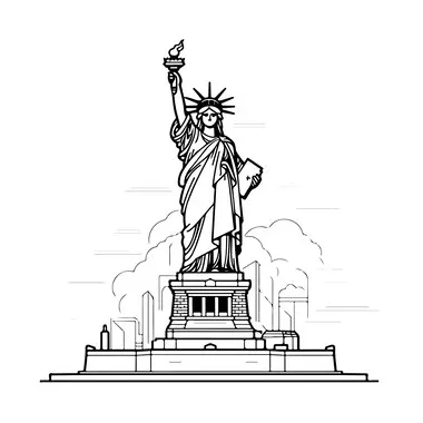 Premium vector sketch hand drawn single line art coloring page line