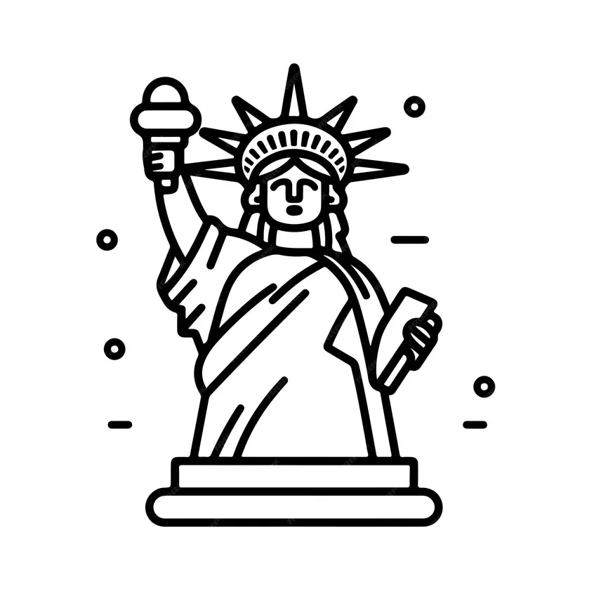 Premium vector sketch hand drawn single line art coloring page line