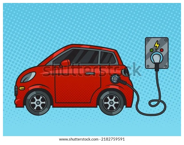 Best electric car charging coloring book art royalty-free s, stock