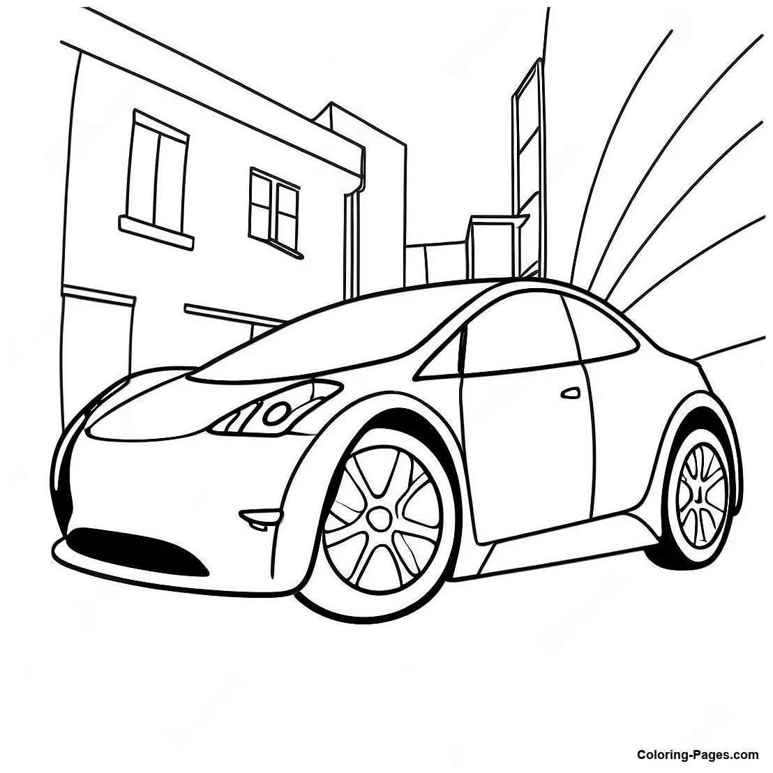 Sleek coloring-pages