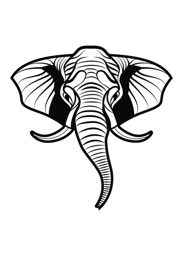 Coloring page elephant free printable coloring pages img 30738