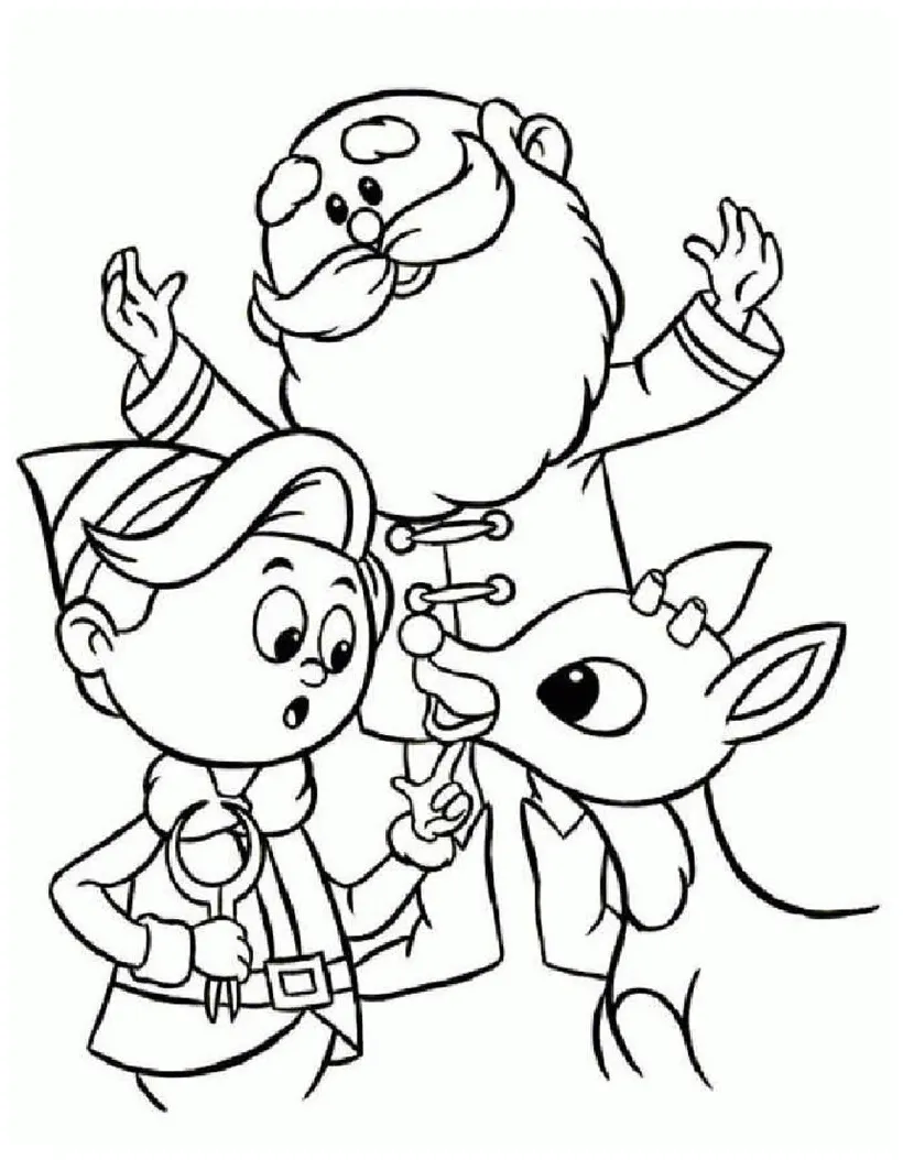 Elf on the shelf coloring pages & books 100% free and printable!