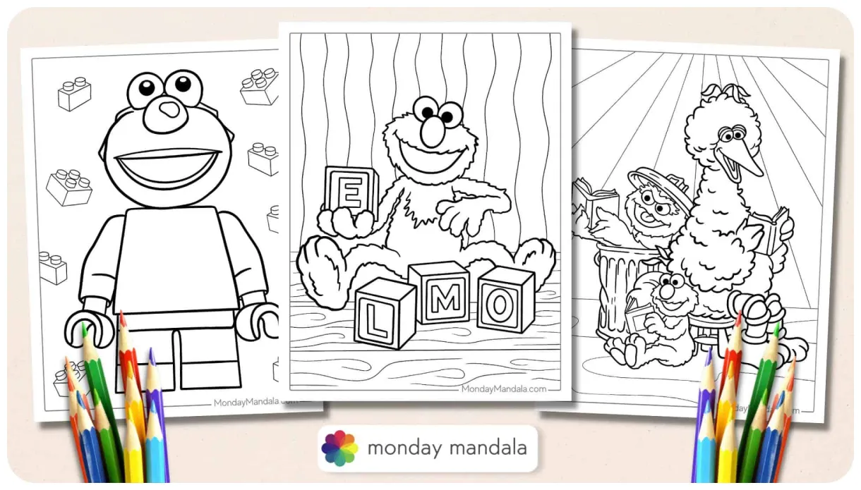 Elmo face coloring page sketch coloring page bert and ernie are best