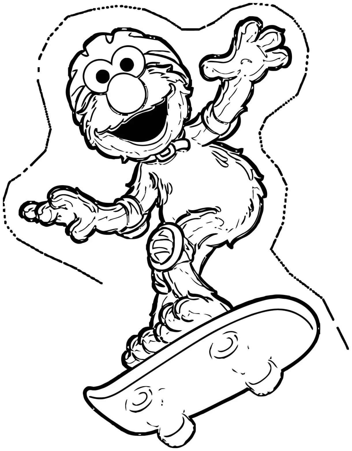 Sesame street elmo coloring page wecoloringpage 19 wecoloringpage