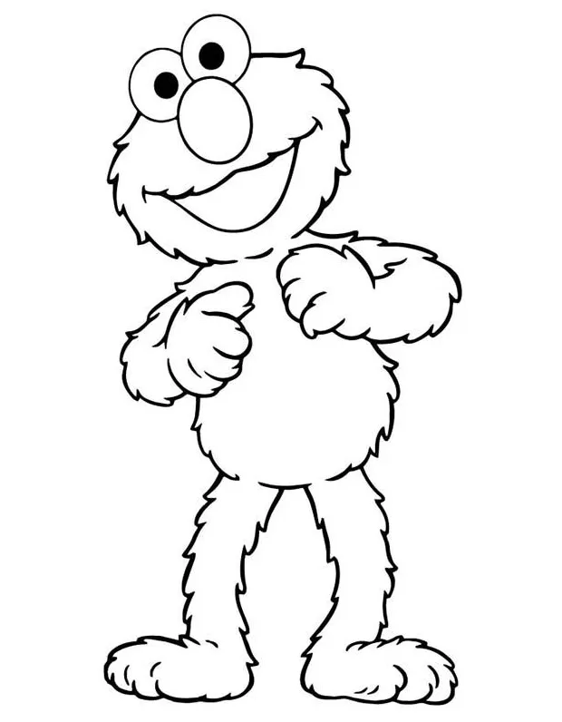 Elmo is laughing coloring page netart sesame street coloring pages printable coloring page