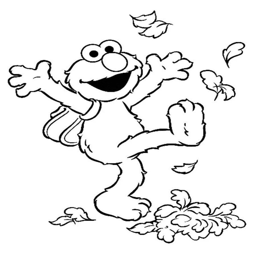 Free printable elmo coloring pages for kids