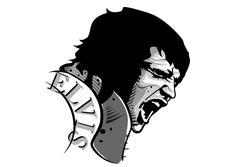 Coloring page elvis free printables img 24694