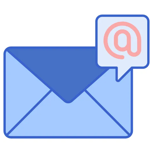 Email Flaticons Lineal Color icon