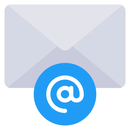 Email Juicy Fish Flat icon