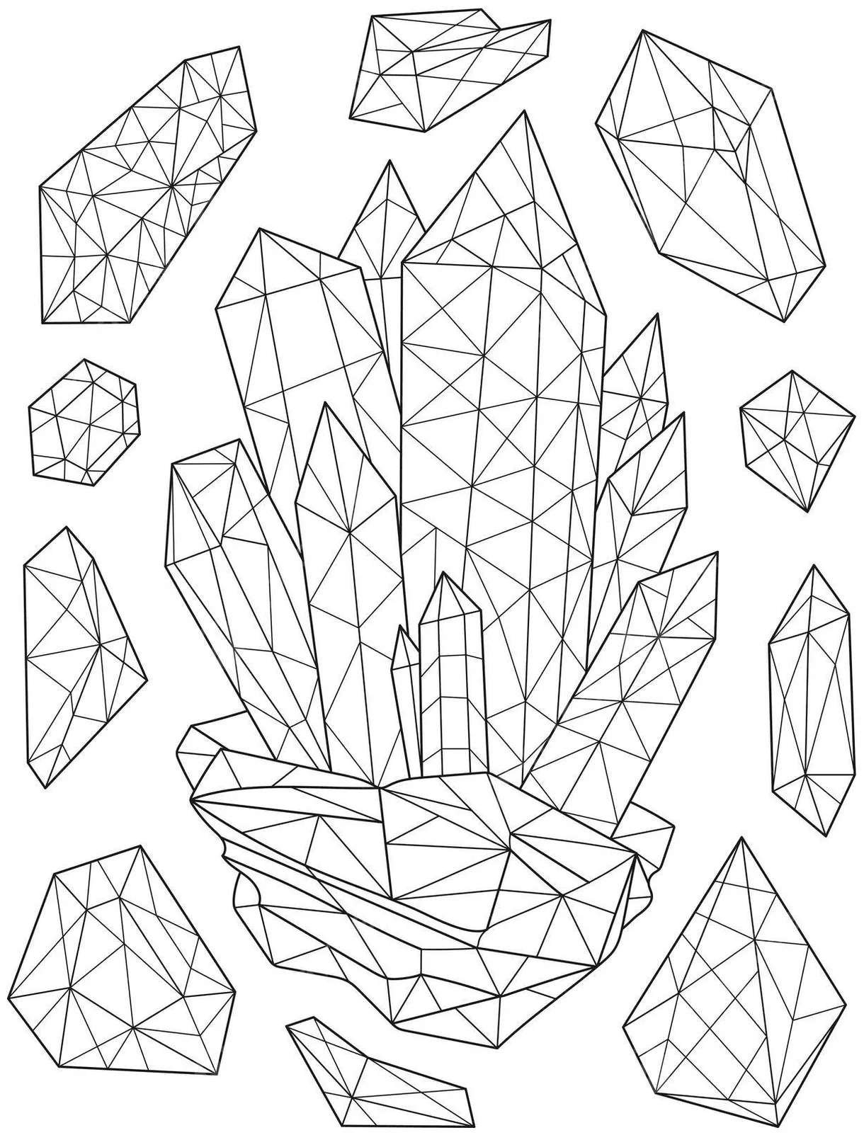Jewel coloring pages [2025]