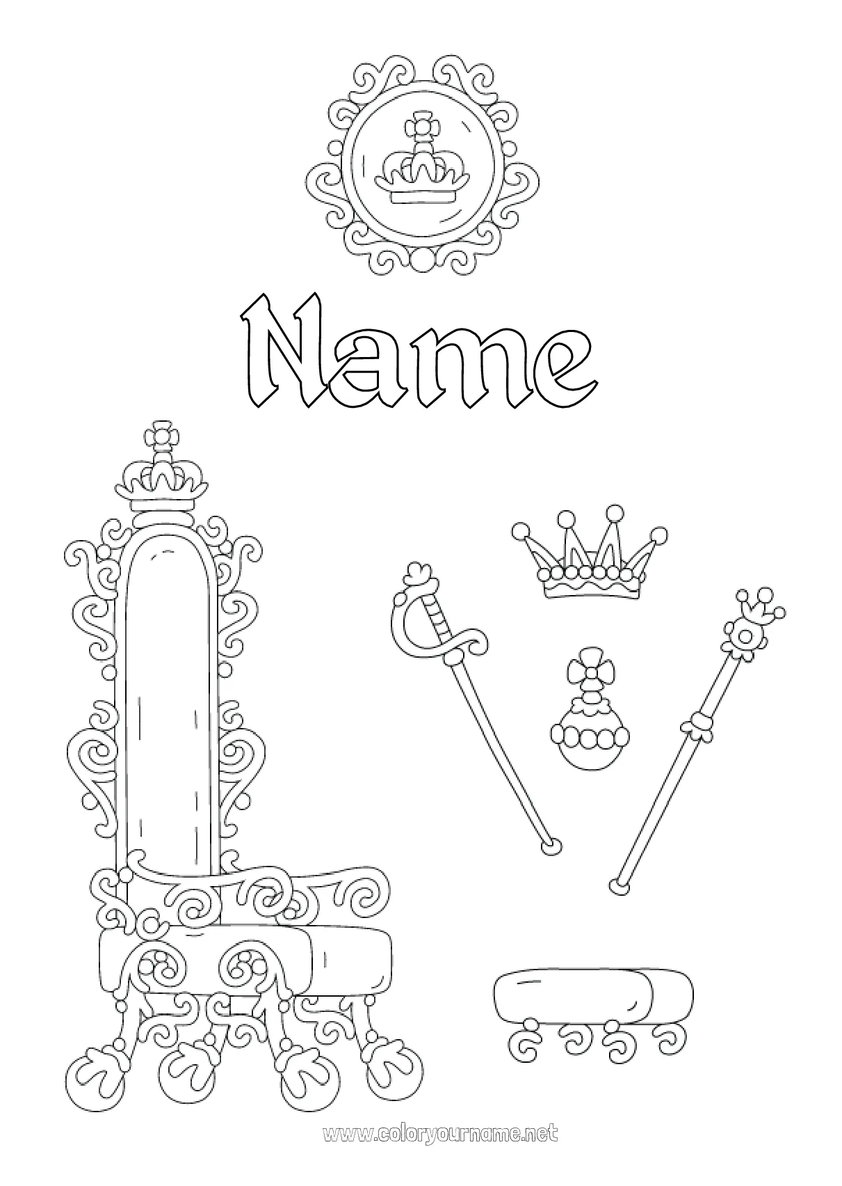 Jewel coloring page