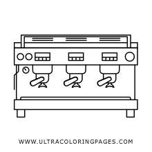 Making espresso coloring pages for kids free making espresso coloring