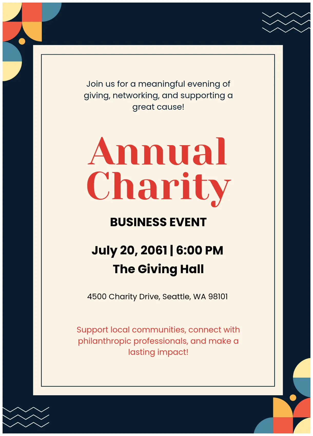 Free health & safety event invitation letter template to edit online