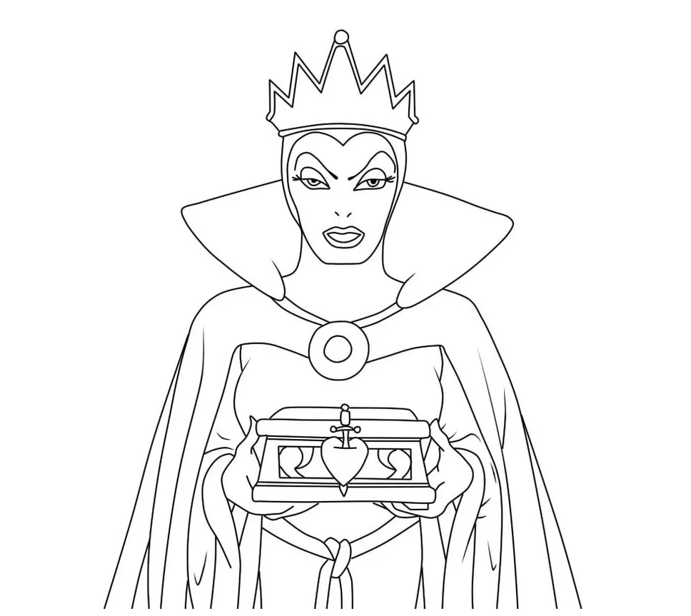 Evil Queen Coloring Pages at GetColorings.com | Free printable