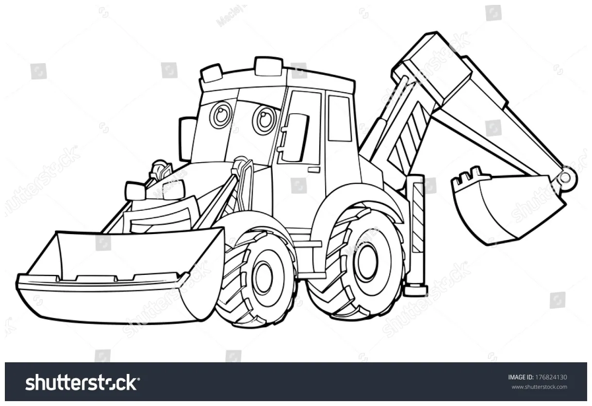112 imágenes de Excavation site coloring page - Imágenes, fotos y