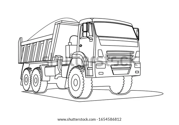 Best excavation dirt coloring page royalty-free s, s printable coloring page