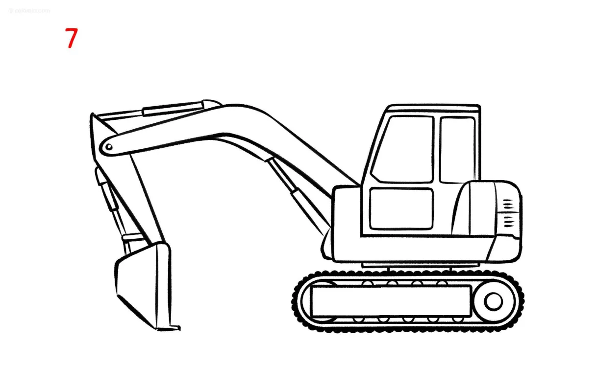 Unleash Your Inner Engineer: Excavator Coloring Pages