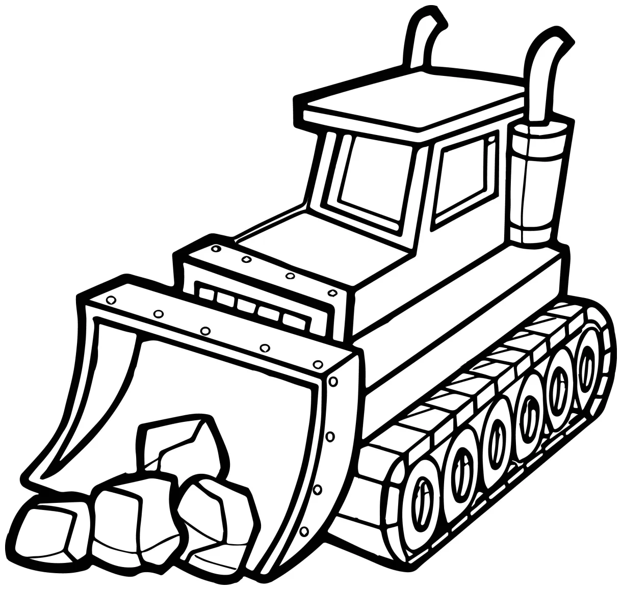 Excavator Coloring Page at GetDrawings | Free download