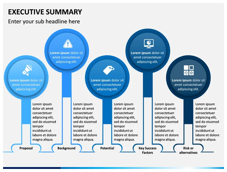 Executive Summary PowerPoint Template | SketchBubble