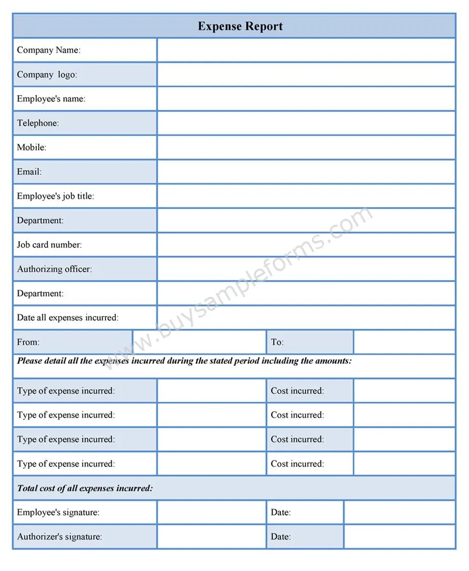 Sample forms