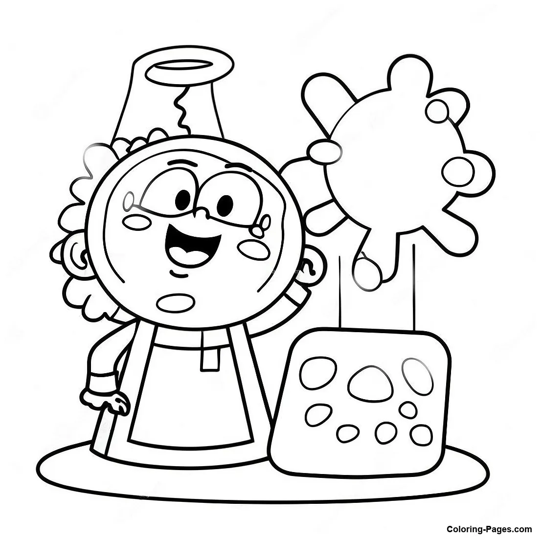 Exciting science coloring-pages