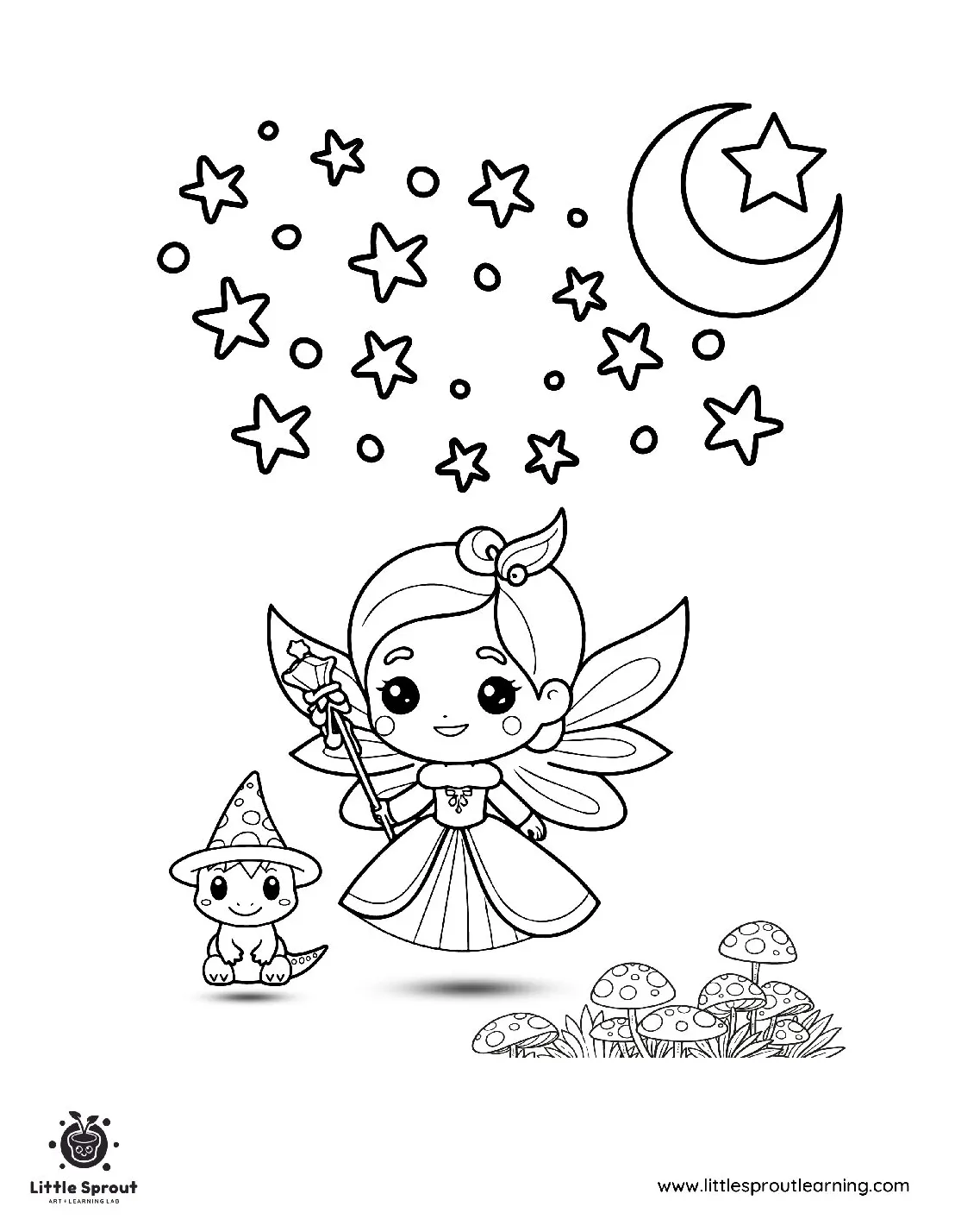 Cute little sprout art + learning lab