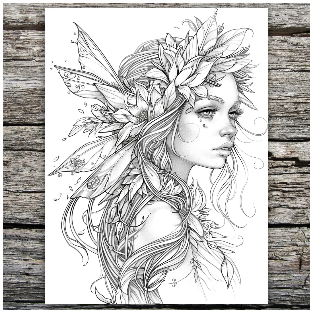 Fairy Dust — Premium Coloring Book – Template Shaker