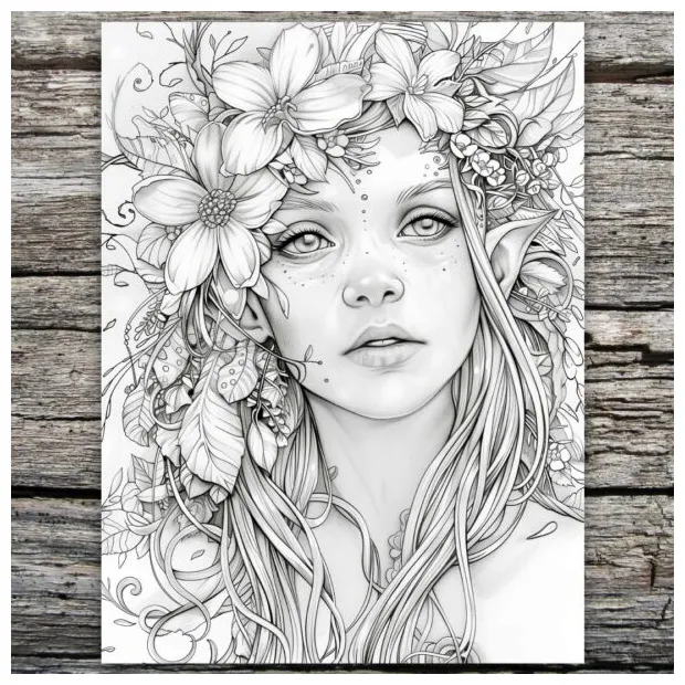 Fairy Dust — Premium Coloring Book – Template Shaker