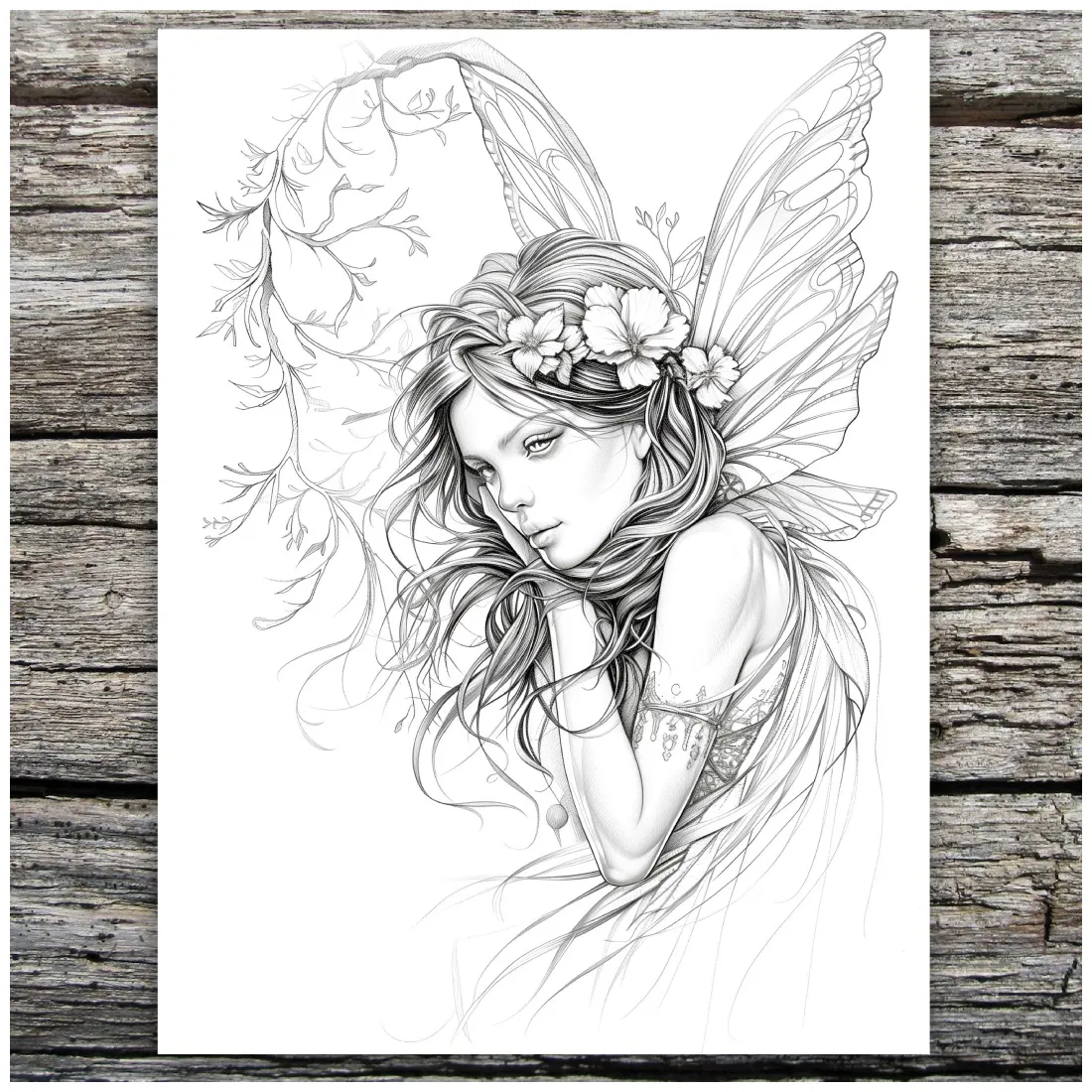 Fairy Dust — Premium Coloring Book – Template Shaker